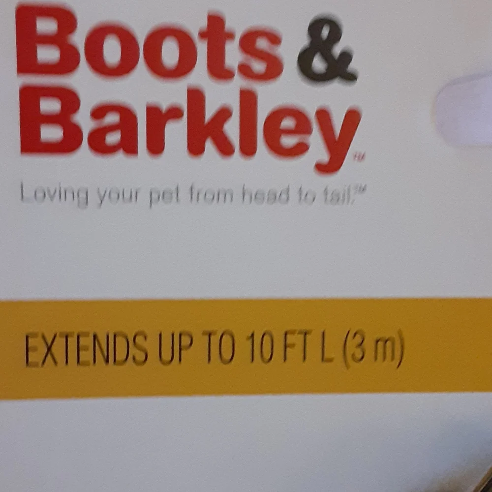 Boots & Barkley reflective Small retractable dog leash green gray 10 feet NEW…